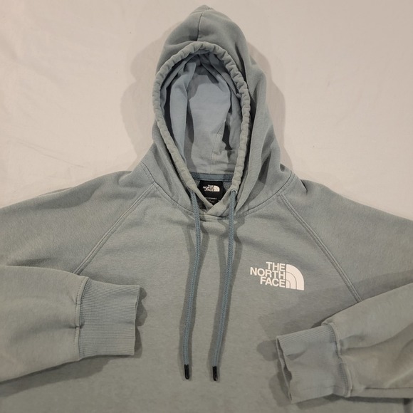The North Face Other - The NORTH FACE ~ Light Blue Sweatshirt Hoodie Kangaroo Pockets Mens Medium -VG